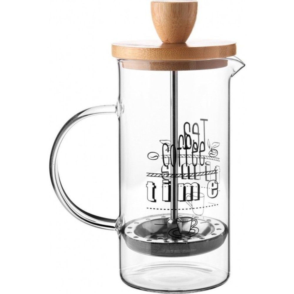 Balsa Bambu Kapaklı 350 ml French French Press Fiyatı