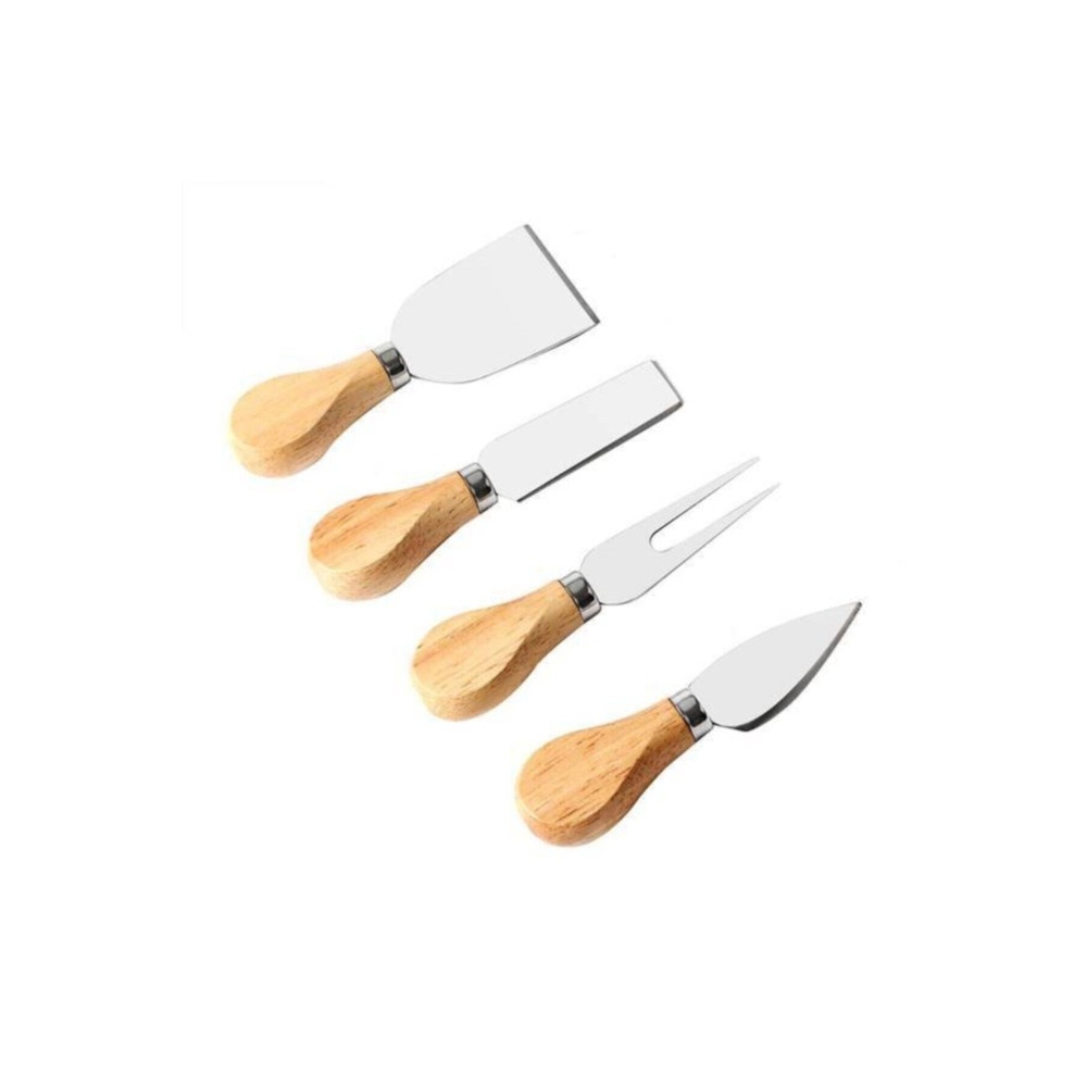 BALSA Bambu Saplı 4lü Çelik Peynir Bıçağı Seti Bıçaklar ve Bıçak Setleri Fiyatı