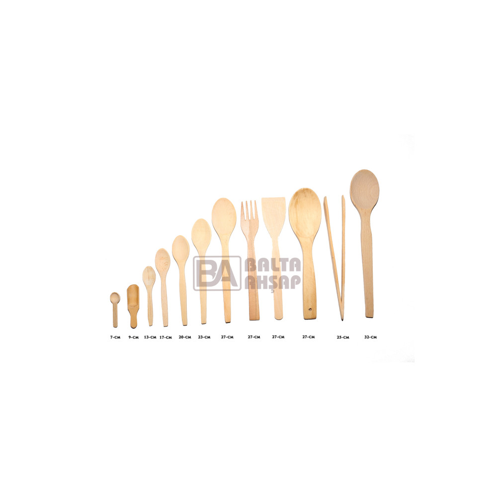 balta ahşap 12 Parça Kayın Ahşap Kaşık Tahta Spatula Servis Kepçe Ağaç çatal maşa Seti- Çeyiz seti Çatal / Kaşık / Bıçak Takımları Fiyatı