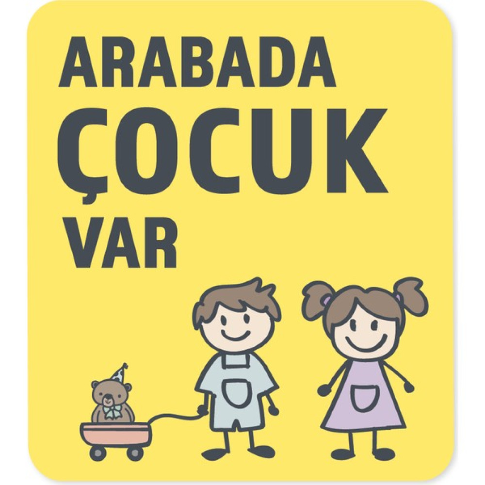 Baluna Arabada Çocuk Var Araba Sticker Arabada Bebek Var Fiyatı