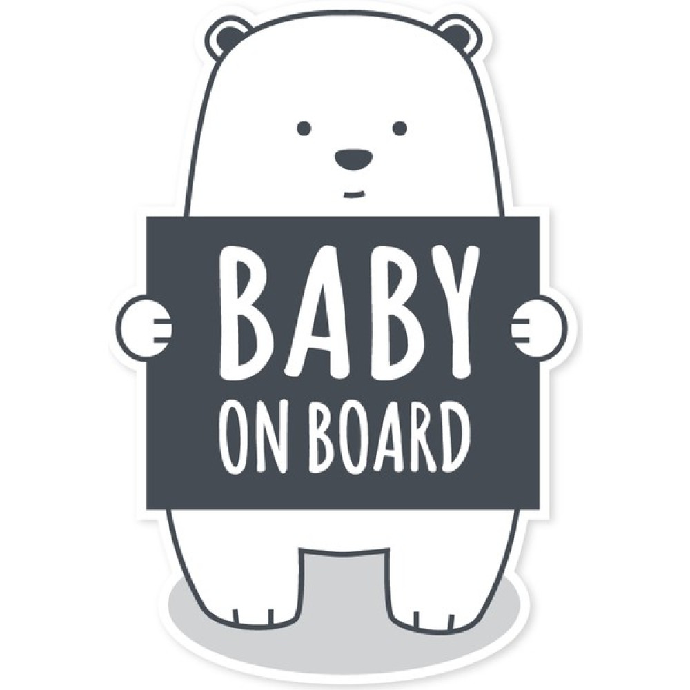 Baluna Baby On Board Ayıcık Araba Sticker Arabada Bebek Var Fiyatı