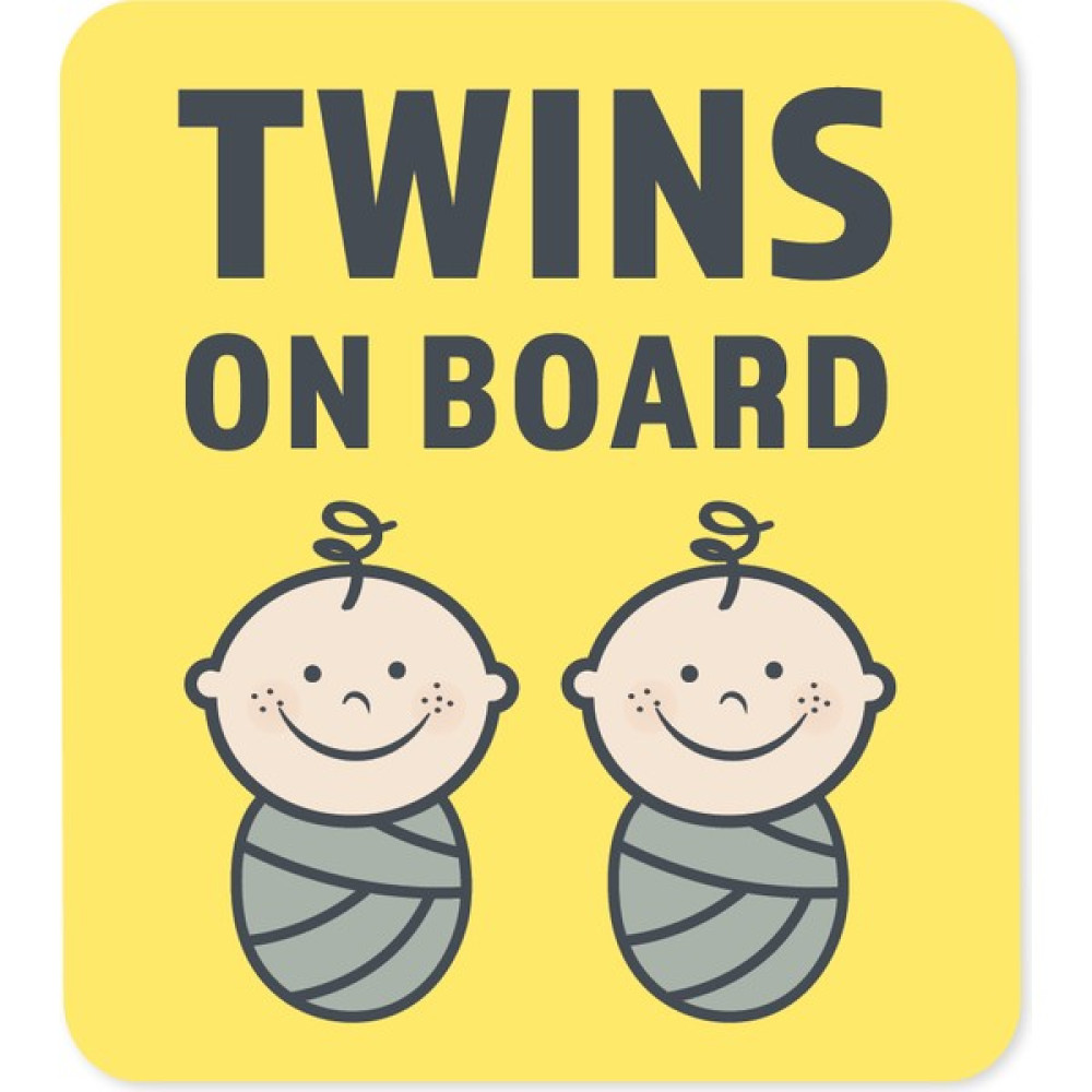 Baluna Twins On Board Araba Sticker Arabada Bebek Var Fiyatı
