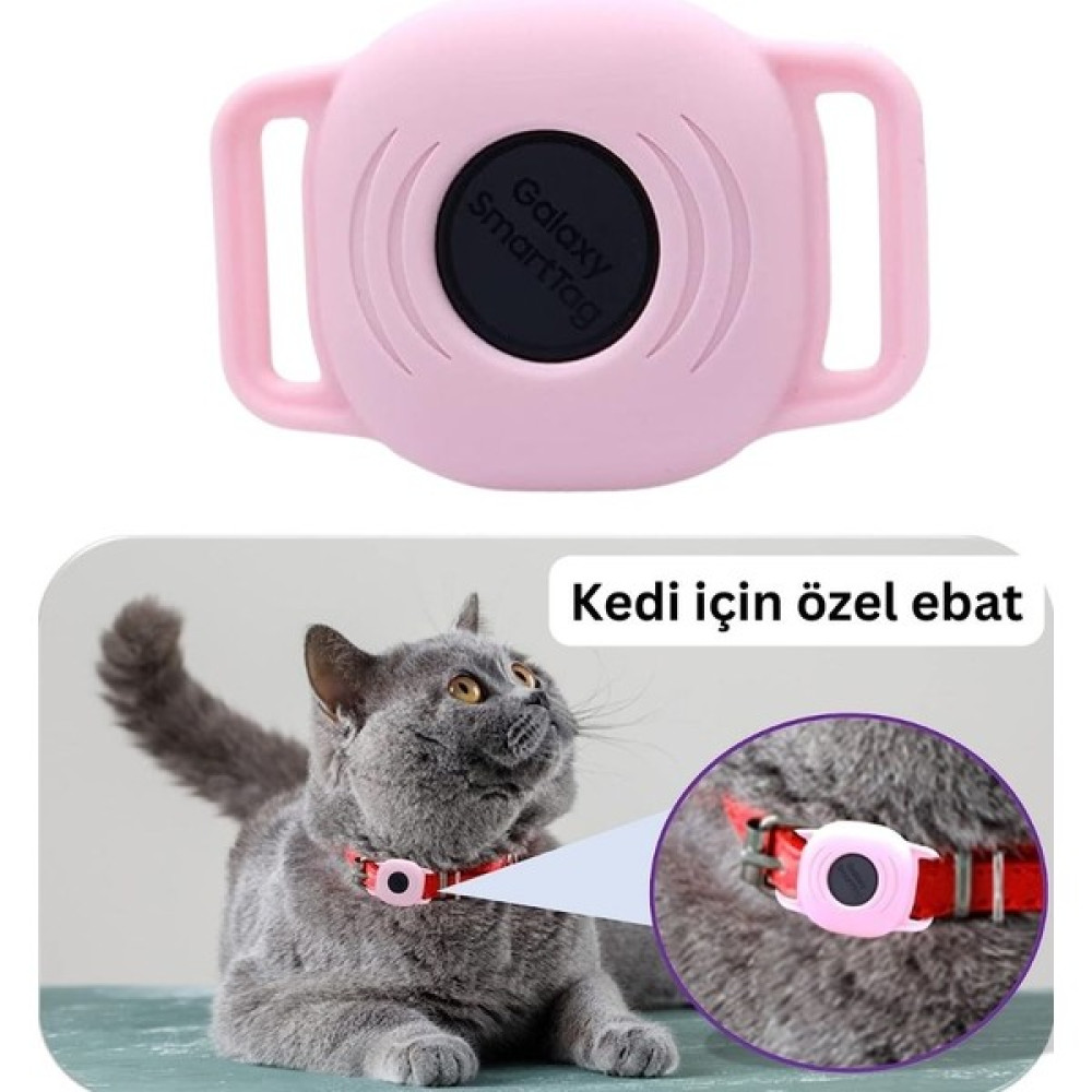 Bambeado Samsung Smarttag ( Akıllı Tag ) Kedi Tasma Kılıfı - Pembe Evcil Hayvan Ürünleri Fiyatı