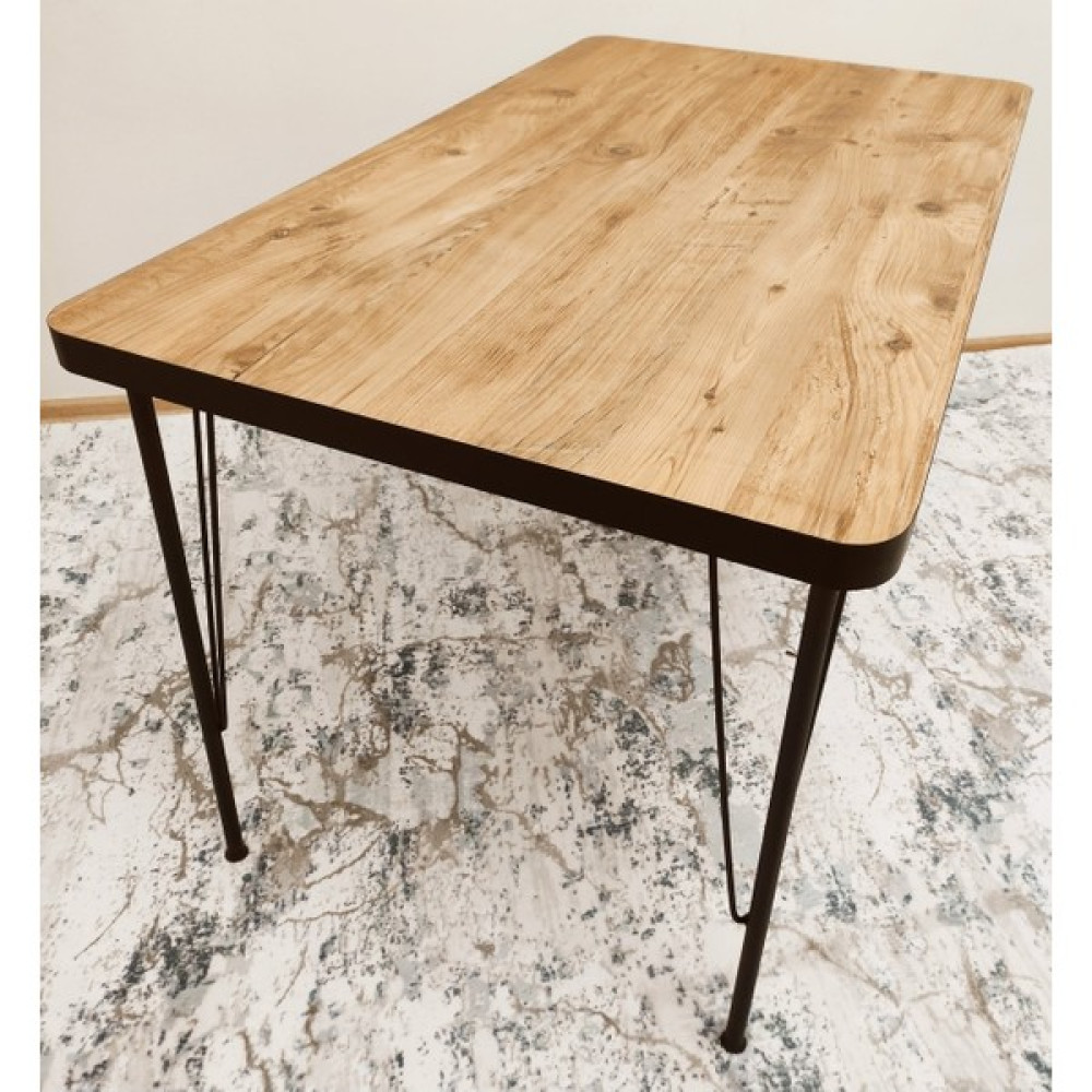 Bambeds Mobilya Atlantik Çam Desen Oval Yemek Masası 60 x 120 cm Yemek & Mutfak Masası Fiyatı