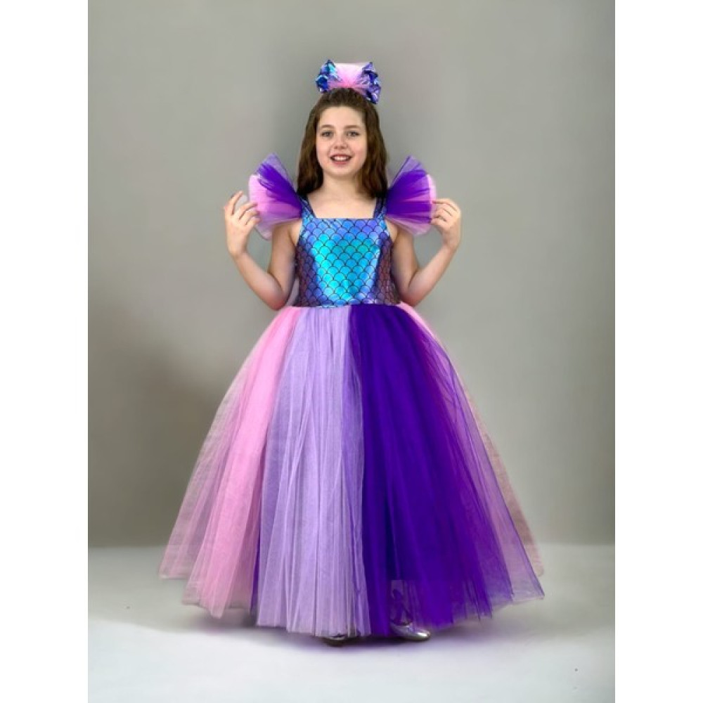 Bambi Kids Kız Çocuk Abiye Deniz Kızı 3-10 Kız Çocuk Elbise Fiyatı