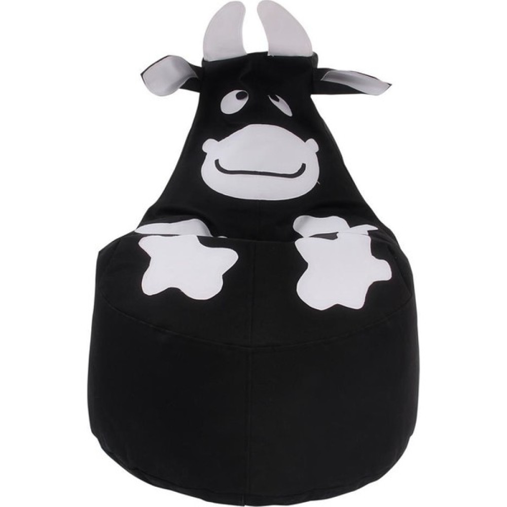 Bambi Toys İnek Figürlü Armut Koltuk Imperteks - Siyah Armut Koltuk Fiyatı