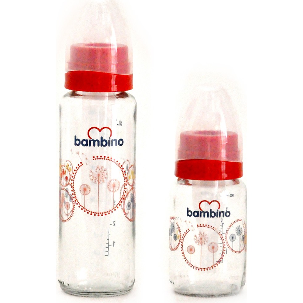 Bambino 2’li Biberon Seti Kırmızı 225 ml + 125 ml Biberon Fiyatı