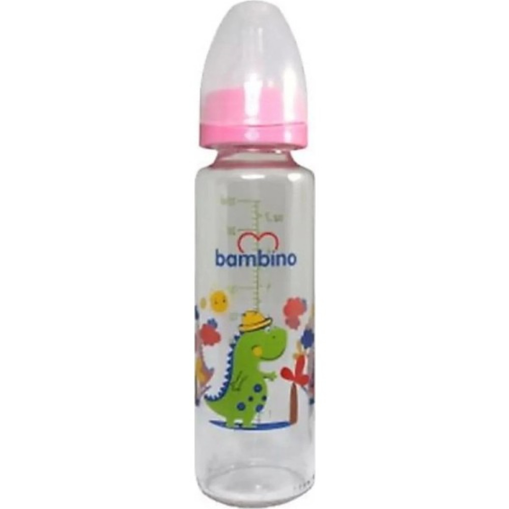 Bambino B014 Cam Biberon 225 ml Pembe Biberon Fiyatı