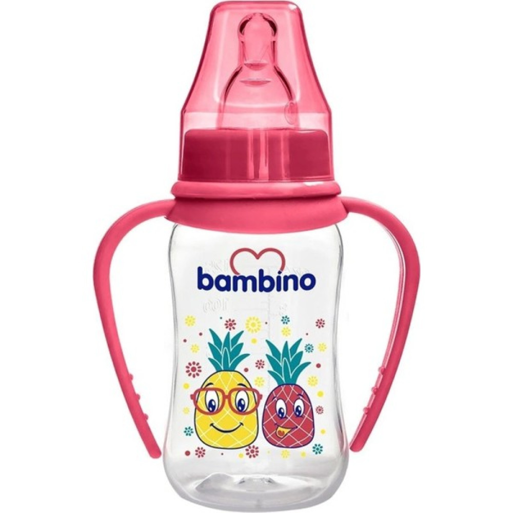 Bambino B065 Kulplu Pp Biberon 150 ml Kırmızı Biberon Fiyatı