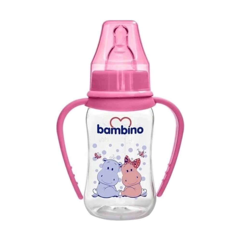Bambino B065 Kulplu Pp Biberon 150 ml Pembe Biberon Fiyatı