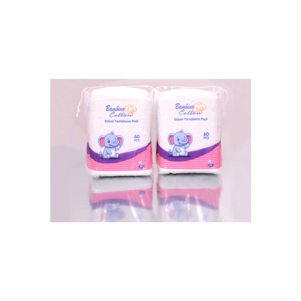 Bambino Bebek Temizleme Pamuğu 60Lı Paket X 2 Makyaj Ürünleri Fiyatı