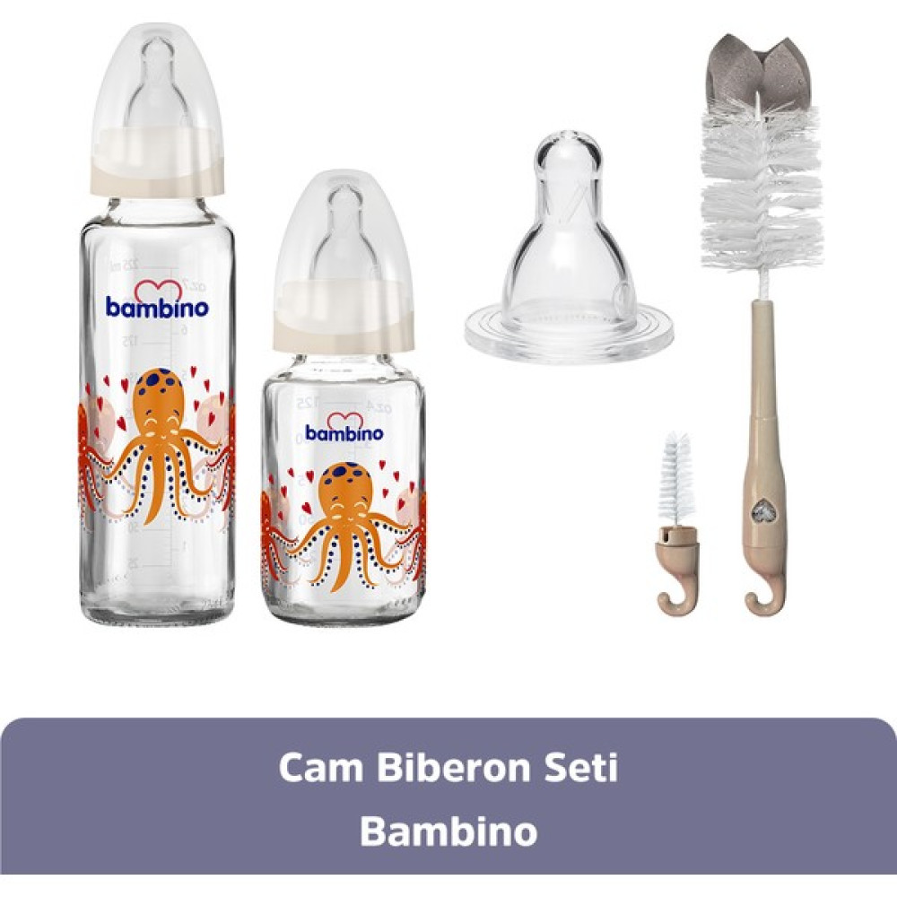 Bambino Cam Biberon Seti - 225 ml - Desenli Oto Boyaları Fiyatı