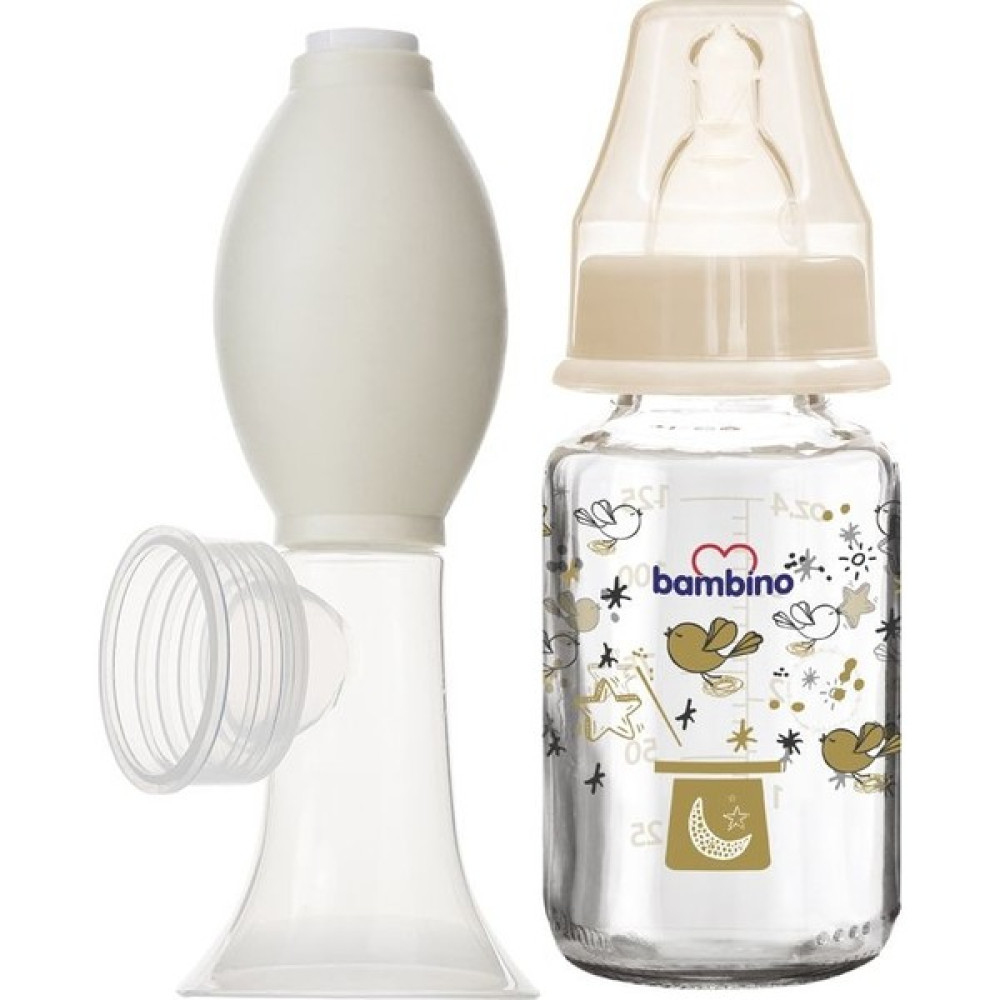 Bambino Cam Biberonlu Tirle Krem 125 ml Biberon Fiyatı