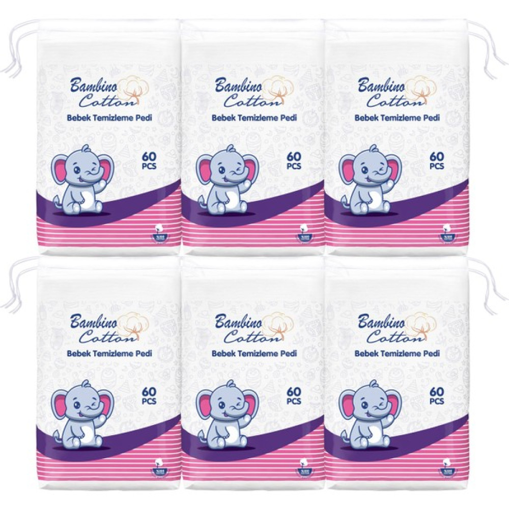 Bambino Cotton Bebe Temizleme Pamuğu x 6 Bebek Kulak Çubuğu Fiyatı