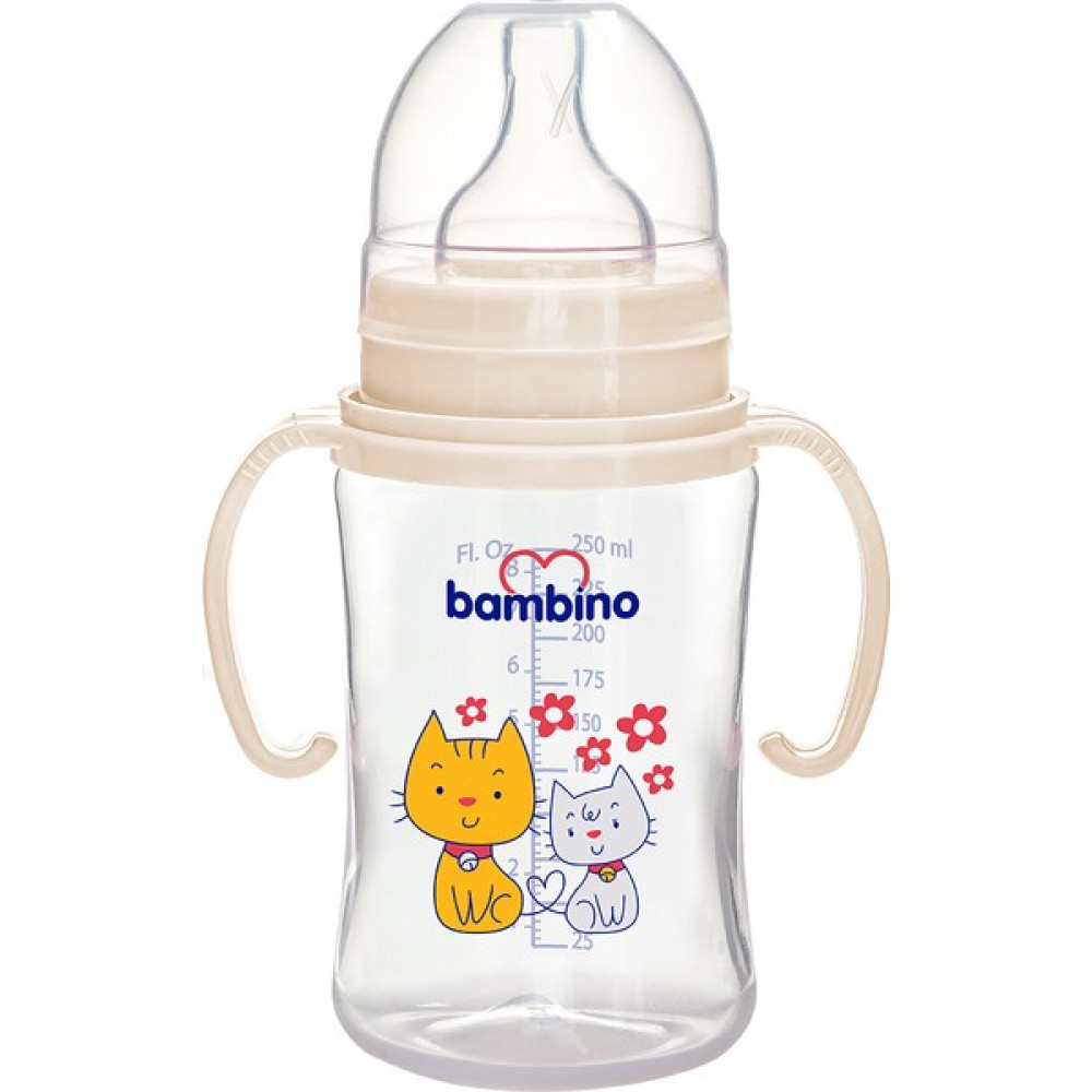 Bambino Geniş Ağızlı PP Biberon 250 ml - Blister Biberon Fiyatı
