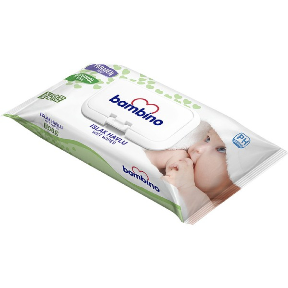 Bambino Islak Havlu 56'lı - 1 Bebek Bakım Fiyatı