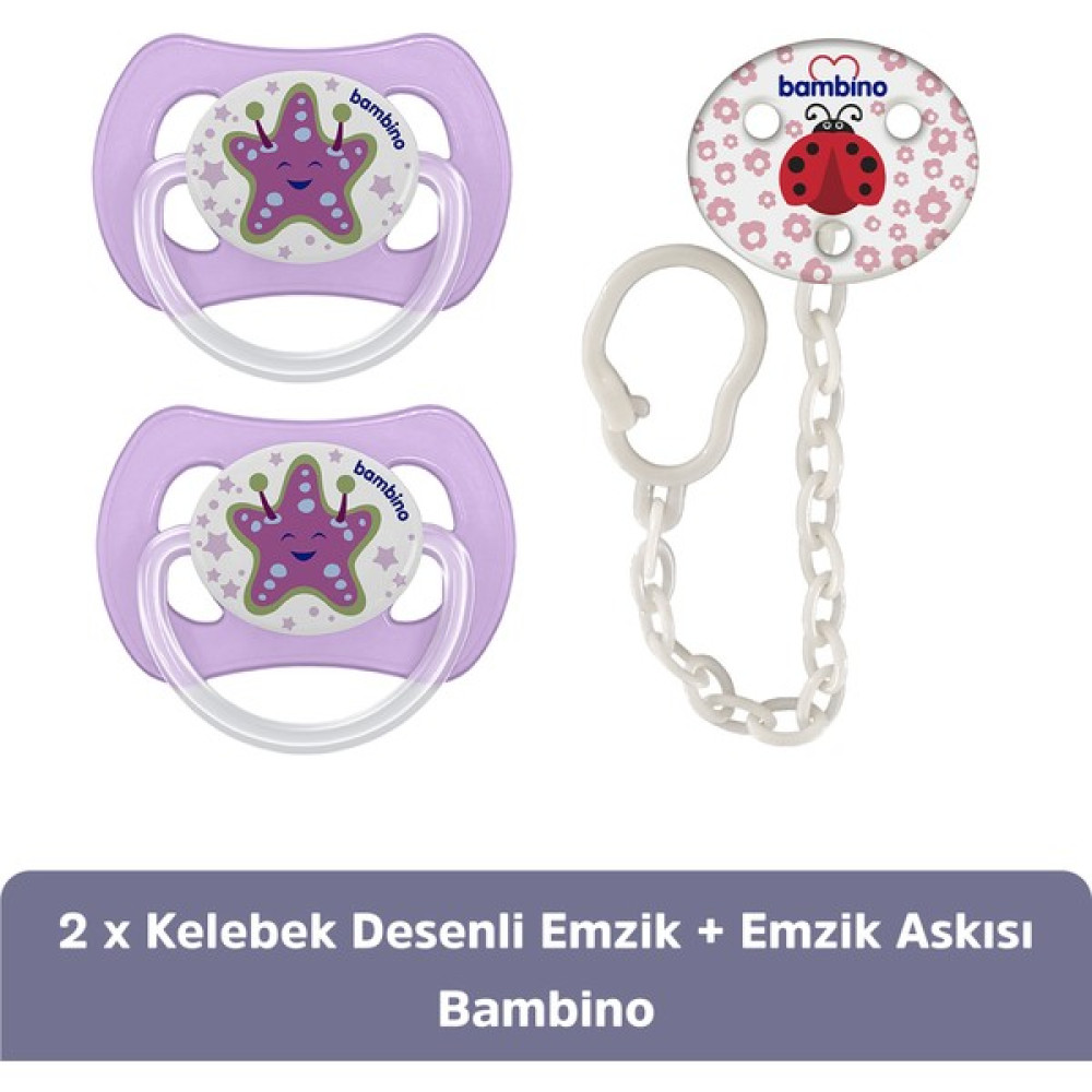 Bambino Kelebek Emzik Seti - No:1 - 0 - 6 Ay - Beyaz Oto Boyaları Fiyatı