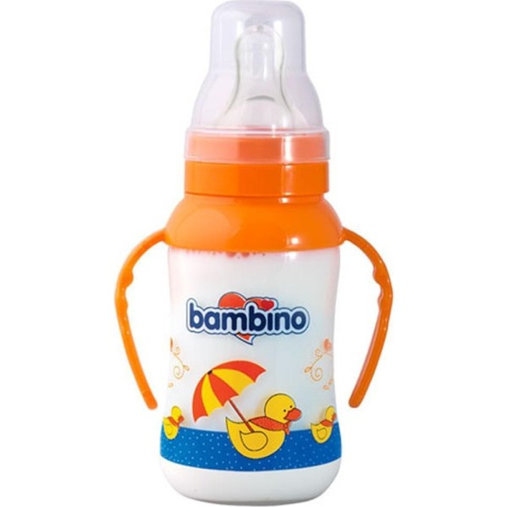 Bambino Natural Pp Kulplu Biberon 150 Ml Turuncu Biberon Fiyatı
