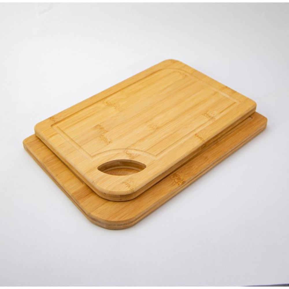 Bamboo Antibakteriyel 2'li Dikdörtgen Kesme Tahtası 20 x 30 cm - 22 x 32 cm Kesme Tahtaları / Kesim Tablaları Fiyatı
