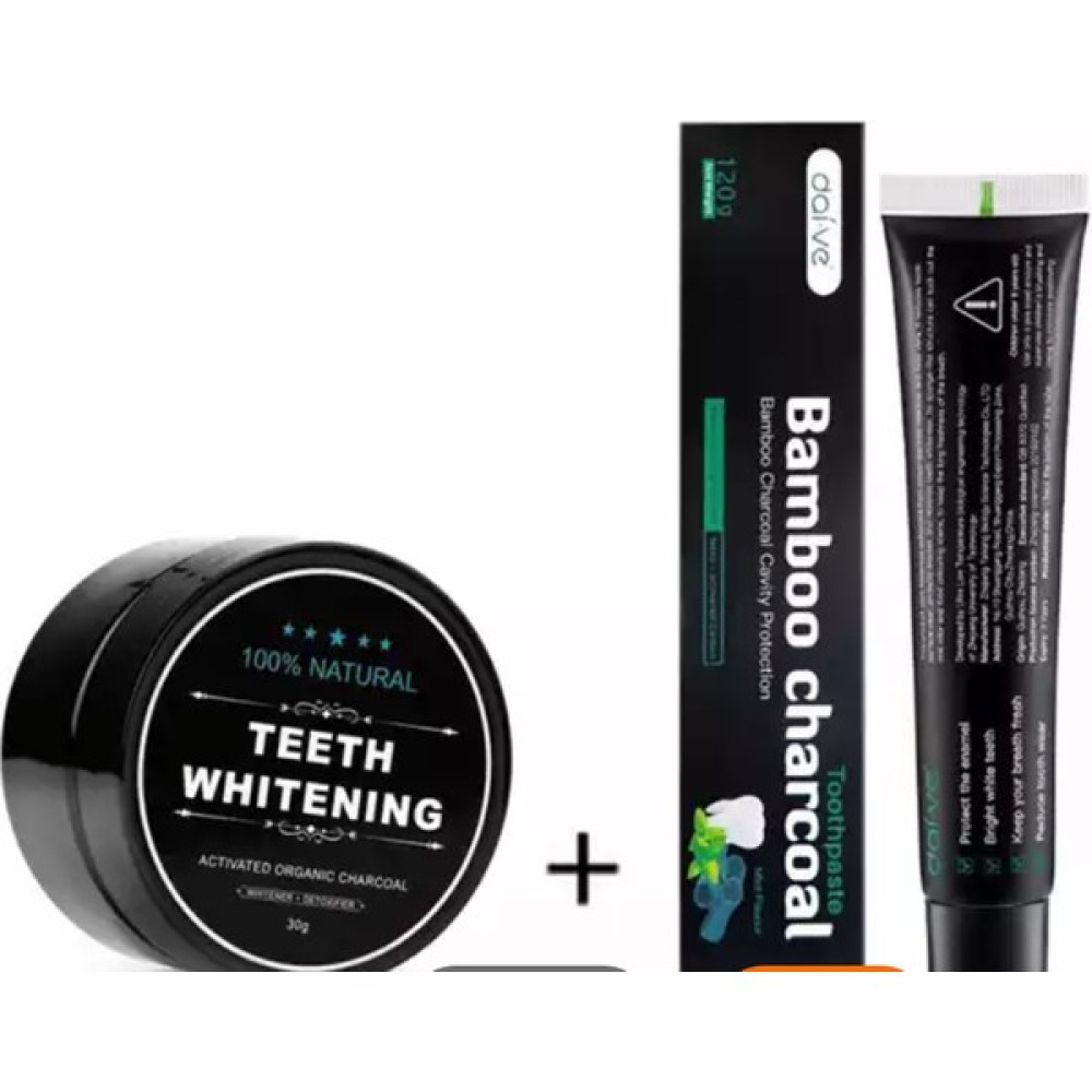 Bamboo Charcoal Toothpaste 105GR +Powder 30GR Diş Macunları Fiyatı