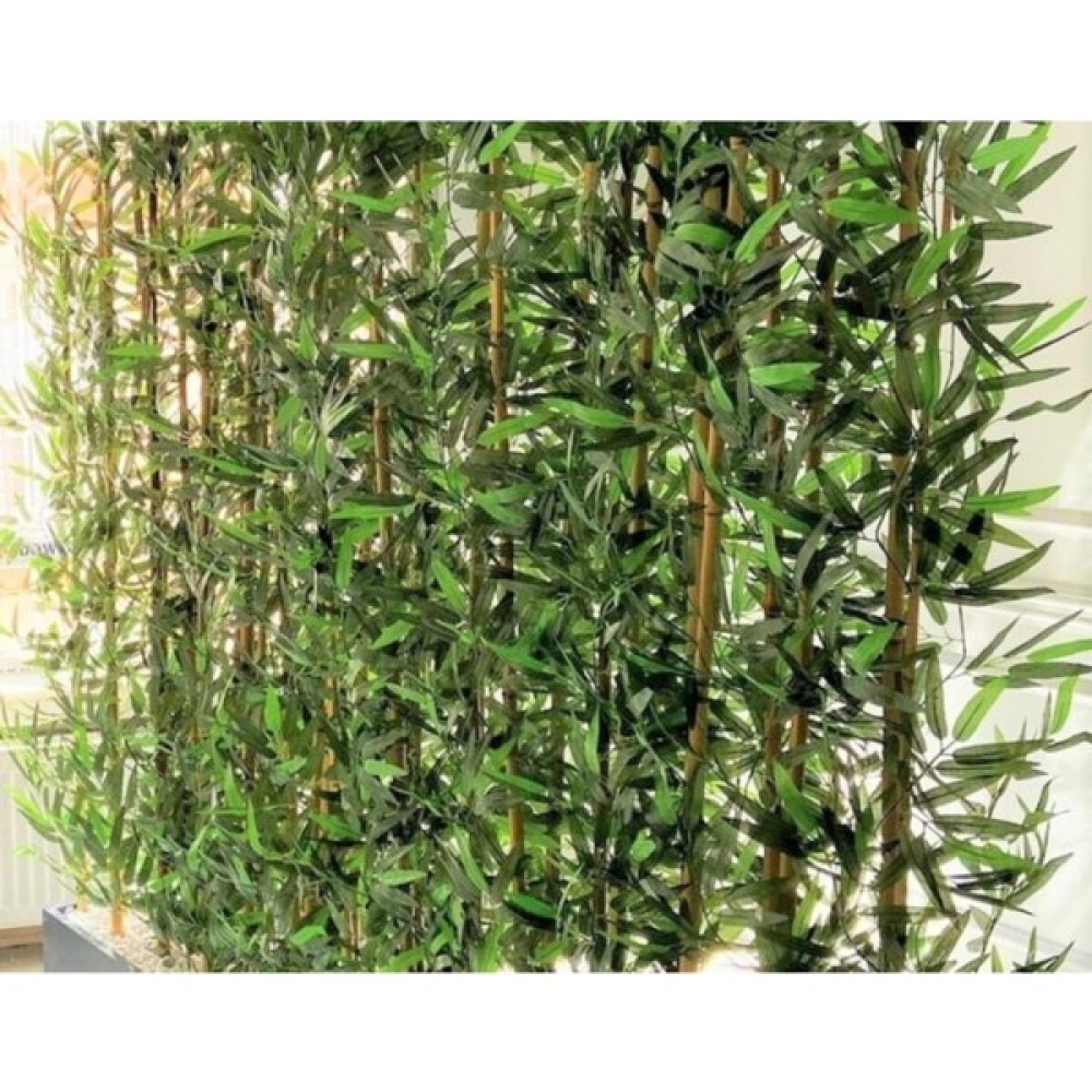 Bambu 2 Metrelik Ahşap Antrasit Gri Saksıda 1,5 Metre Boyunda Yapay Bambu Ağaçları Ev & Dekorasyon Aksesuarları Fiyatı