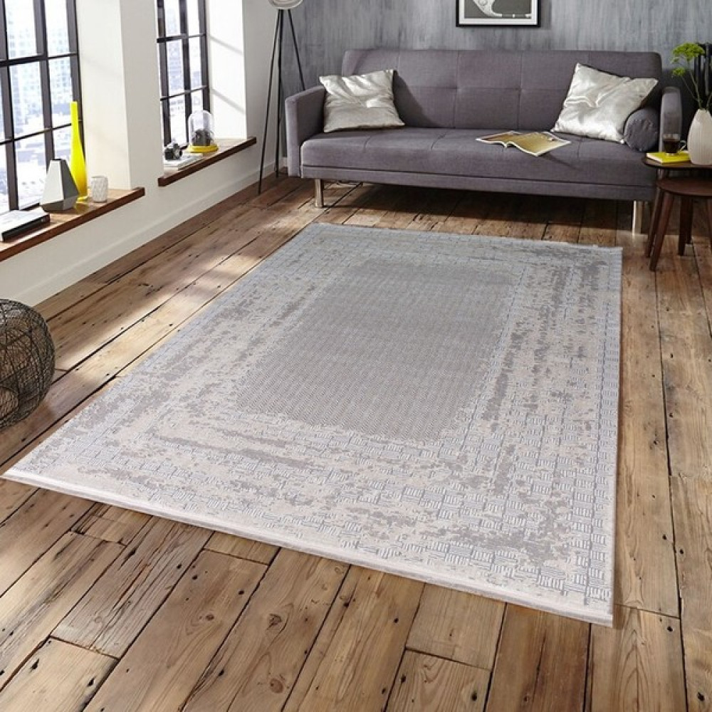 Bambu Halı 2839 Gri 200 x 290 cm (6 M2) Modern Halı - 200 x 290 cm Salon Halısı Fiyatı