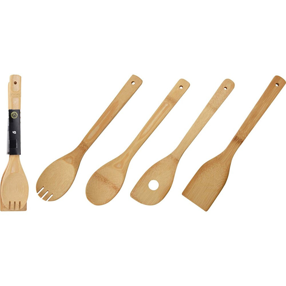 Bambu Mutfak Gereçleri 4'lü Çatal / Kaşık / Bıçak Takımları Fiyatı