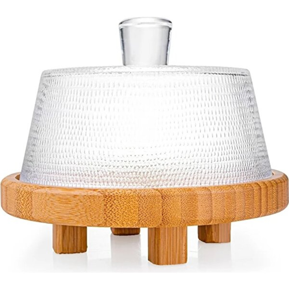 Bambum Home Bambum Hira - Cam Kapaklı Bambu Kek Fanusu 15 cm Saklama Kapları Fiyatı