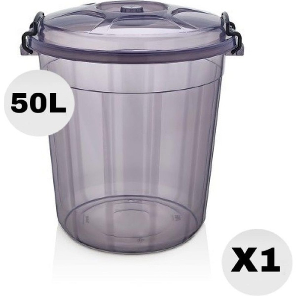 Bambus Home Premium Kilitli Erzak /un/ Bakliyat Saklama Kovası 50 Lt Ekstra Büyük Boy Saklama Kapları Fiyatı