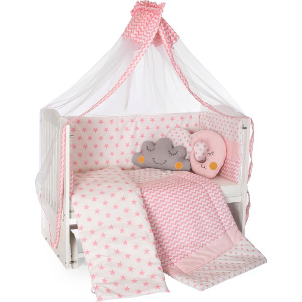 Bamgidoo 60 x 120 cm Bebek Uyku Seti Takımı 10 Parça - Pembe Yıldız Oto Boyaları Fiyatı