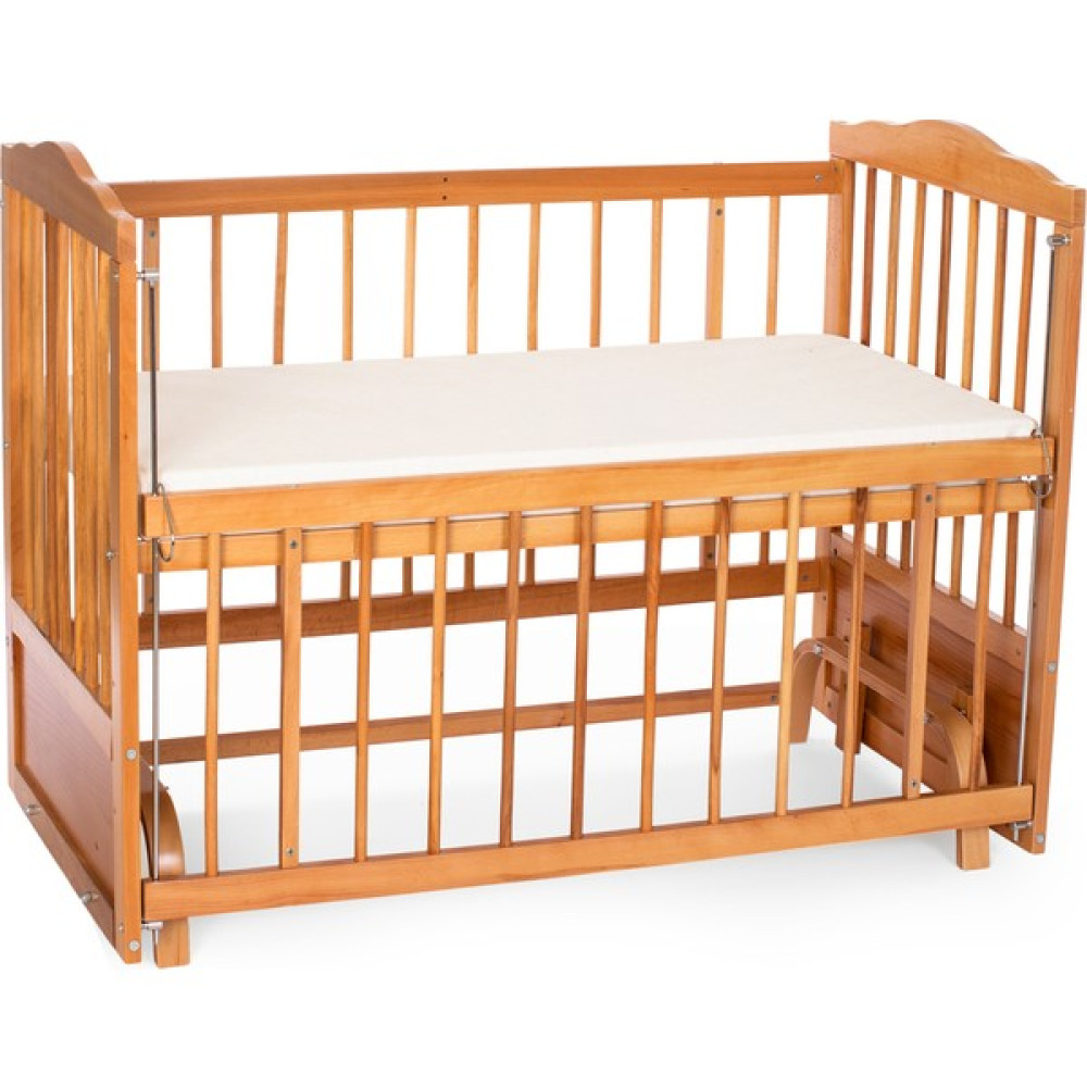 Bamgidoo Ahşap Meşe Renk Anne Yanı Beşik 3 Kademeli Sallanan Ahşap Beşik 60 x 120 cm - Krem Prens Uyku Setli & Soft Yataklı - Krem - Mavi Beşik Fiyatı