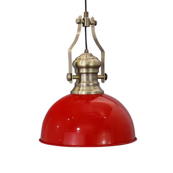 Bamyum Rita Eskitme Kırmızı Tekli Sarkıt Avize