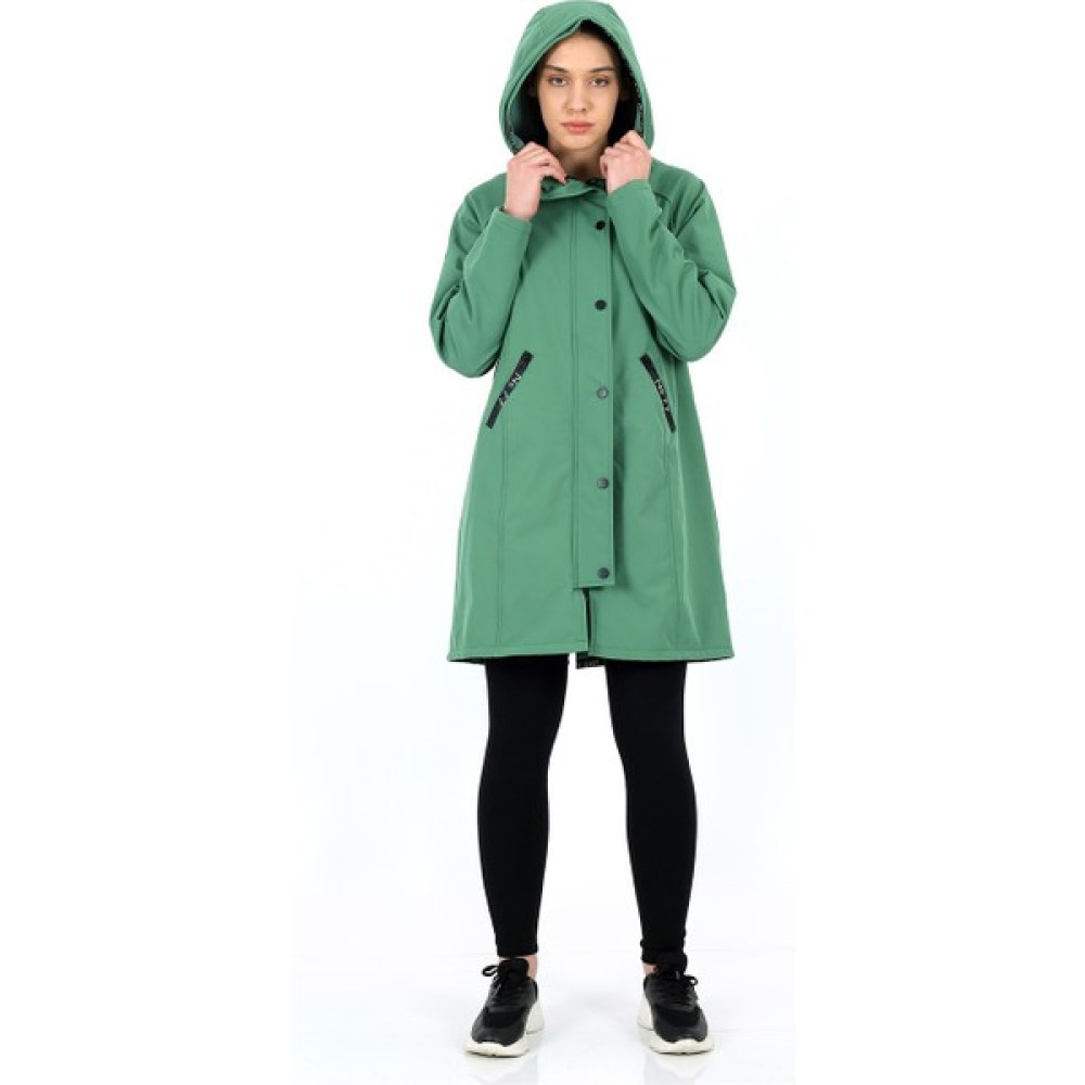 Banada Moda Kapüşonlu Fermuar Cepli Double Face Trend Mont Parka Bayan Mont Fiyatı