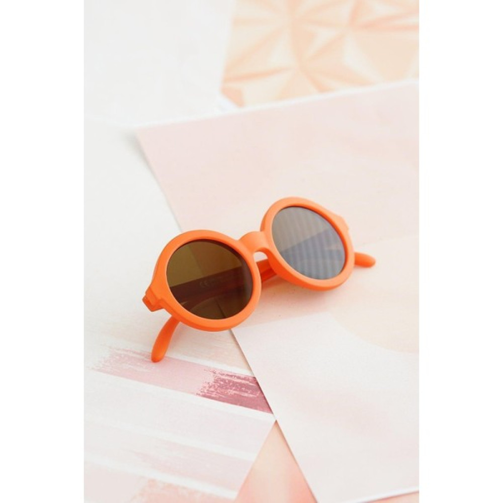Banamio Soho Unisex Bebek Çocuk UV400 Korumalı Iskandinav Güneş Gözlüğü ve Saklama Kabı 1-4 Yaş Turuncu Turuncu Çocuk Güneş Gözlükleri Fiyatı