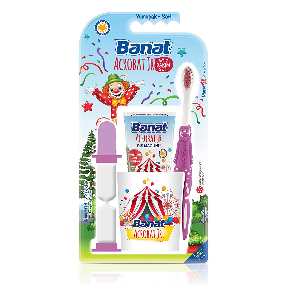 Banat Acrobat Jr. Ağız Bakım Seti Diş Fırçaları Fiyatı