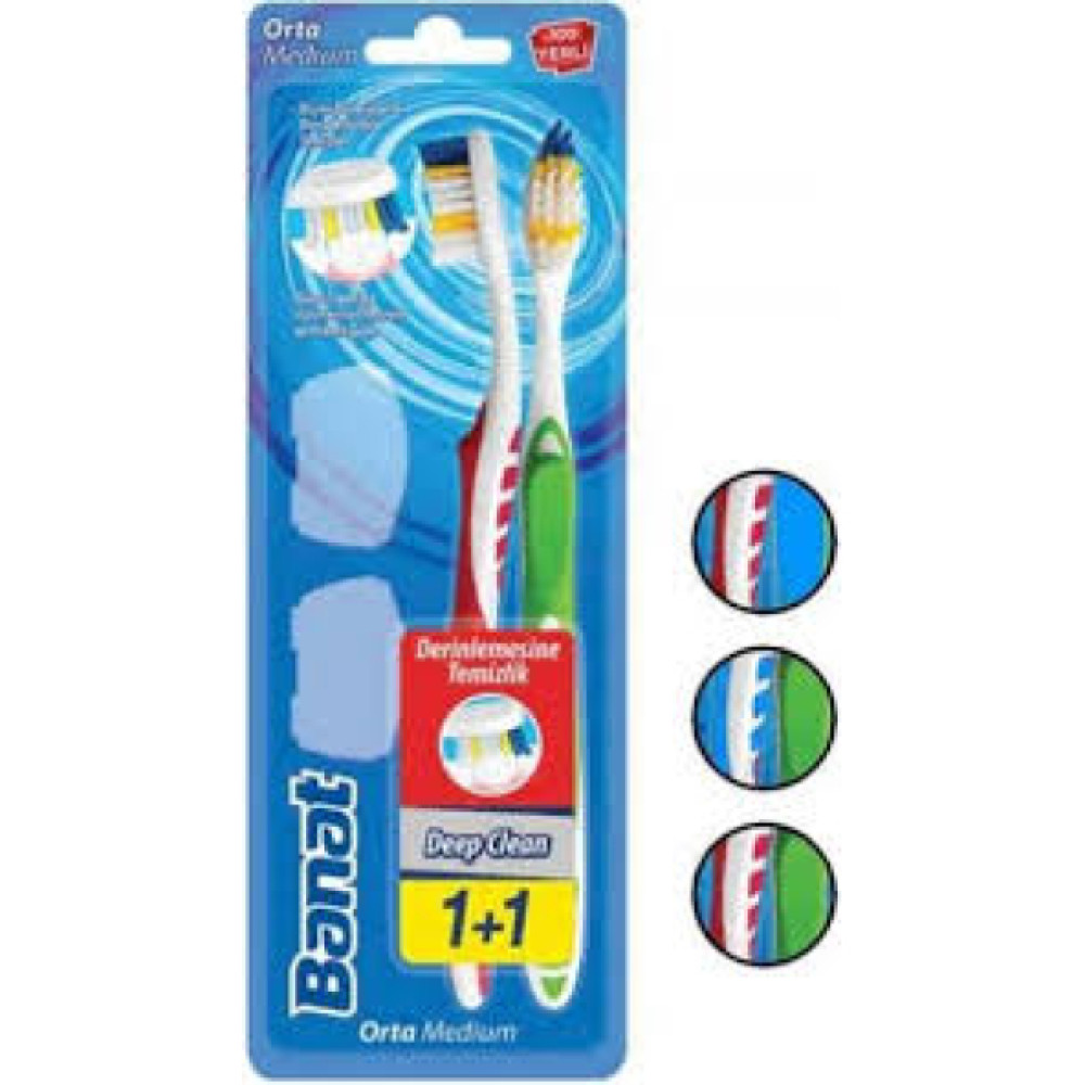 Banat Banat Perfect 1+1 Diş Fırçası  513968 Diş Fırçaları Fiyatı