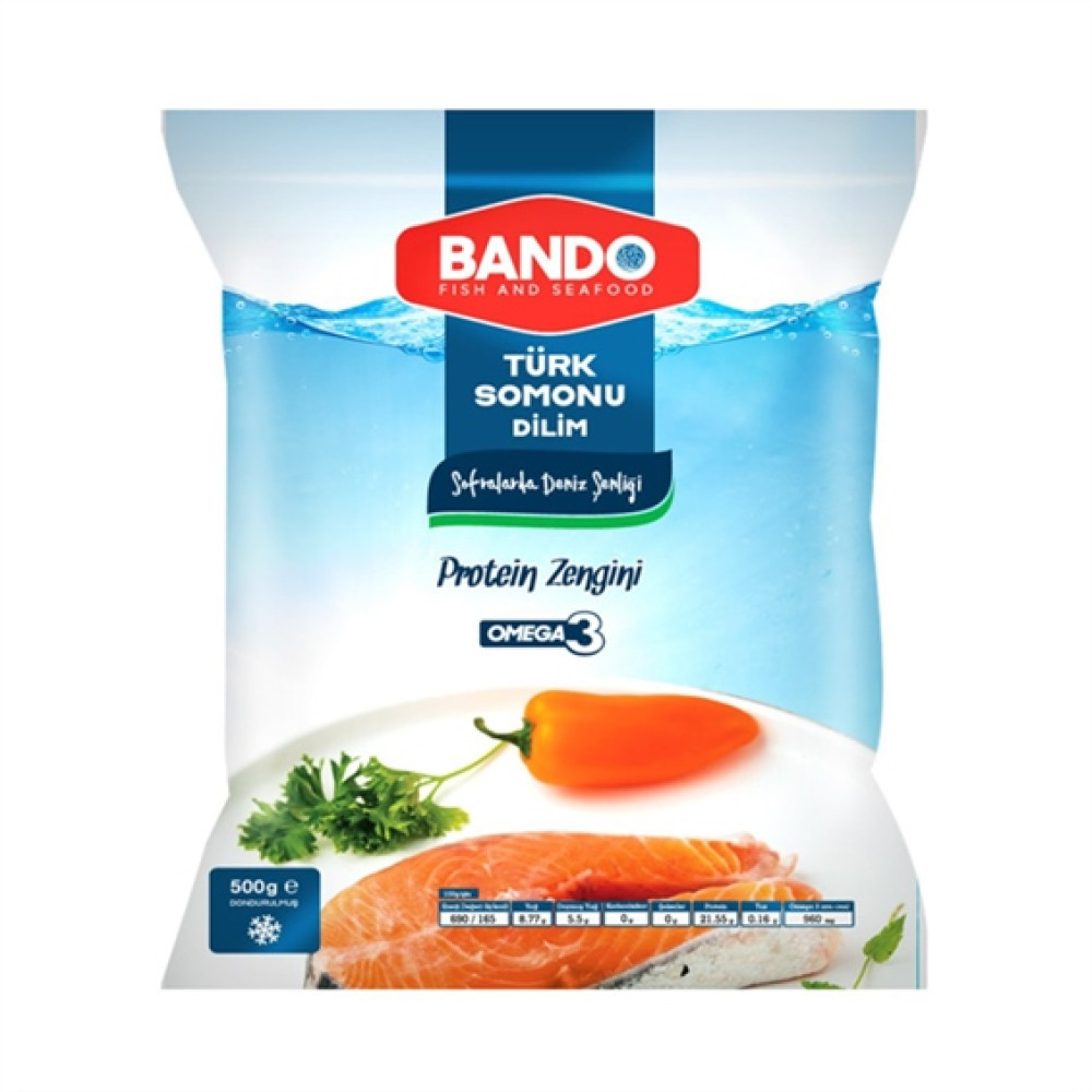 Bando Somon Türk Dilim Somon 500 gr Deniz Ürünü Fiyatı