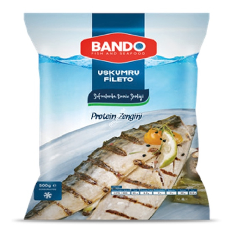 Bando Uskumru Fileto 500 gr Deniz Ürünü Fiyatı