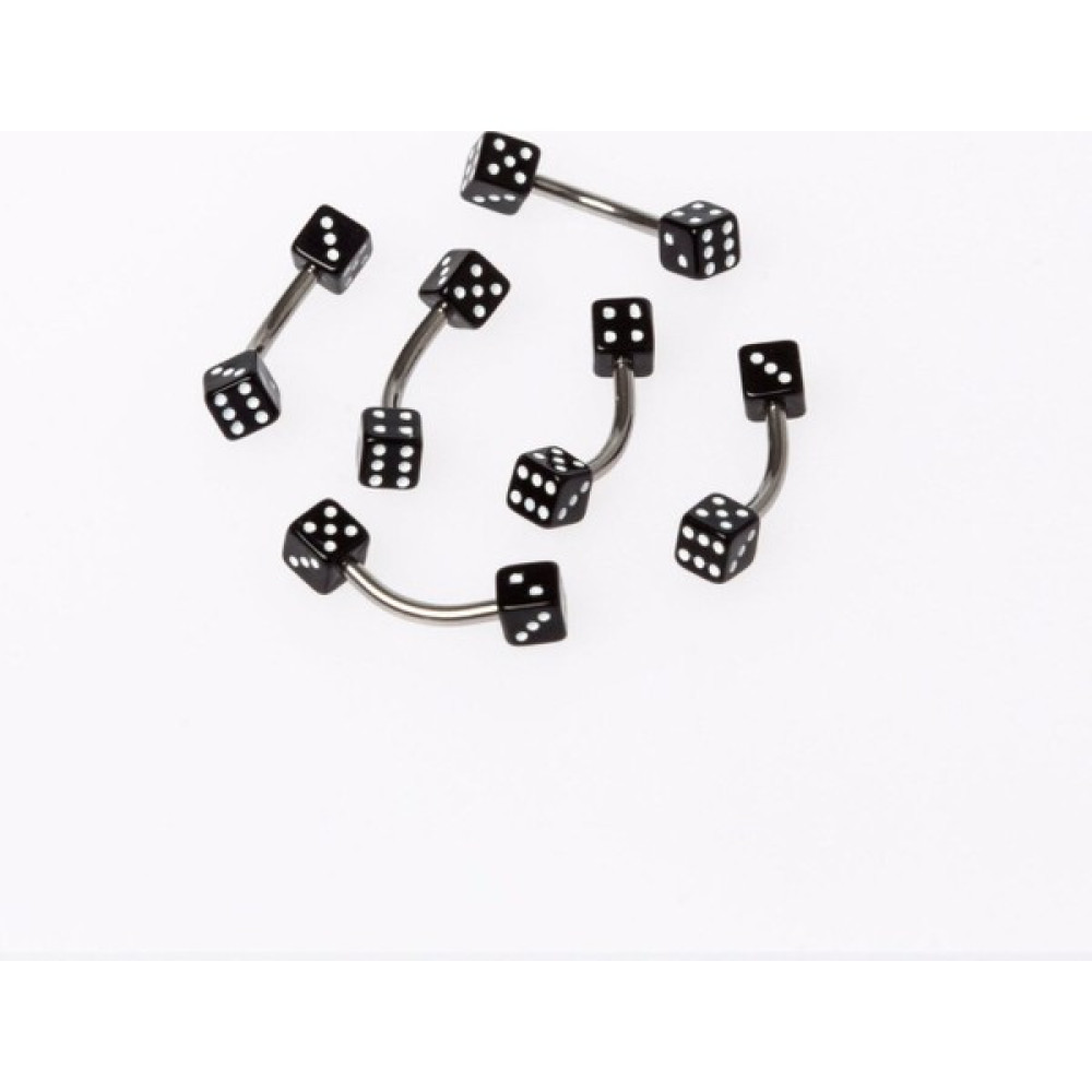 Baneza Cerrahi Çelik Renkli Kare Zar Toplu Piercing Kulak Tragus Helix Snug Rook Orbital Nipple Conch Daith Altın & Gümüş Piercing Fiyatı