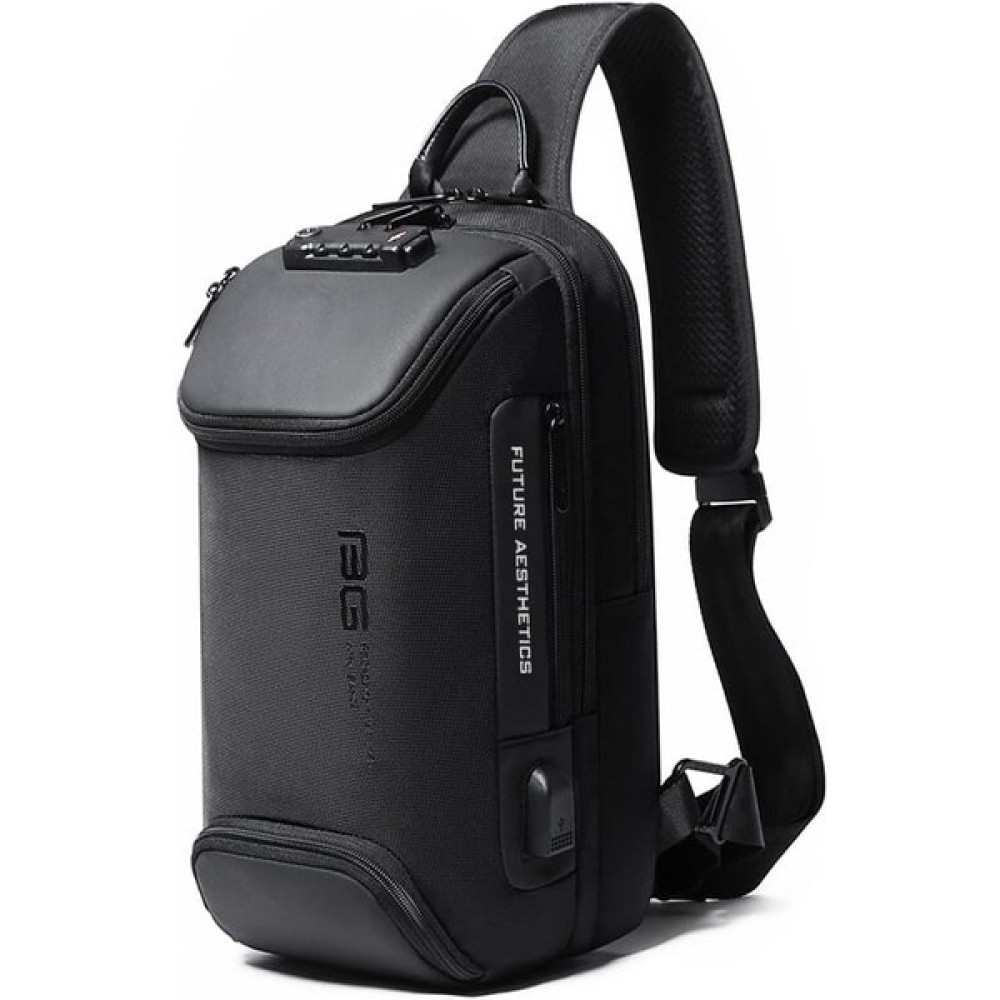 Bange BG-7082 Kilitli ve USB Şarj Portlu Omuz Çantası - Siyah (Yurt Dışından) Telefon Kılıfı Fiyatı