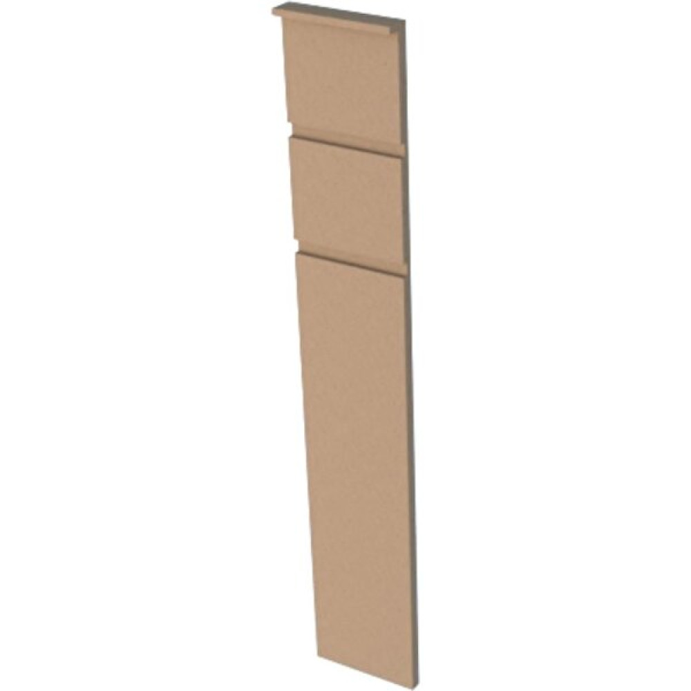 Bangu Dekoratif Duvar Paneli Boyanabilir Ahşap 10 mm Ham Mdf Duvar Paneli - 18 cm x 105 cm Ofis Mobilya Aksesuarları Fiyatı