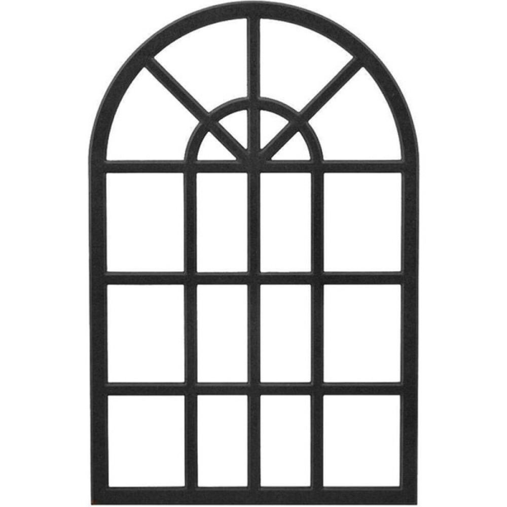 Bangu Lake Boyalı Dekoratif Duvar Çerçeve Hint Pencere Ayna Kanallı 18MM - 65 cm x 100 cm - Siyah Ayna Fiyatı