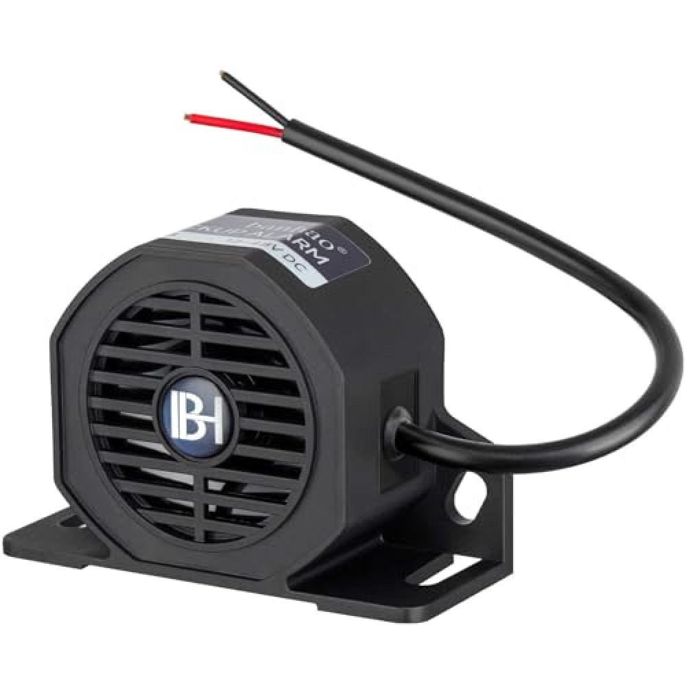 BANHAO Backup Alarm 110dB 12V-48V Universal Siren Alarms Industrial Heavy-Duty Backup Reverse Warning Alarm with Beeper Tone for Truck Van Freight Car Lorry Heavy Vehicles