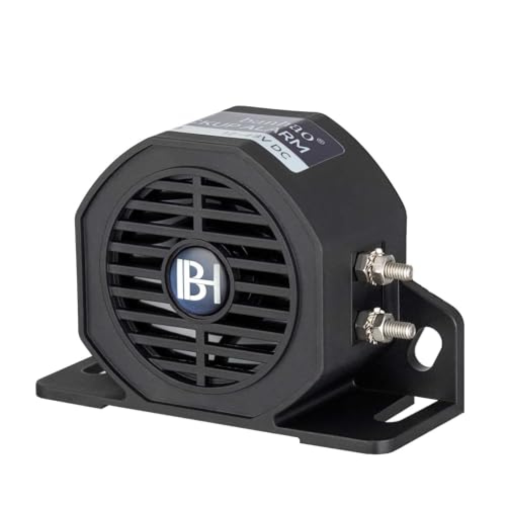 BANHAO Backup Alarm 112dB 12V-48V Universal Industrial Heavy-Duty Backup Reverse Warning Alarm with Beeper Tone for Truck Van Freight Car Lorry Heavy Vehicles