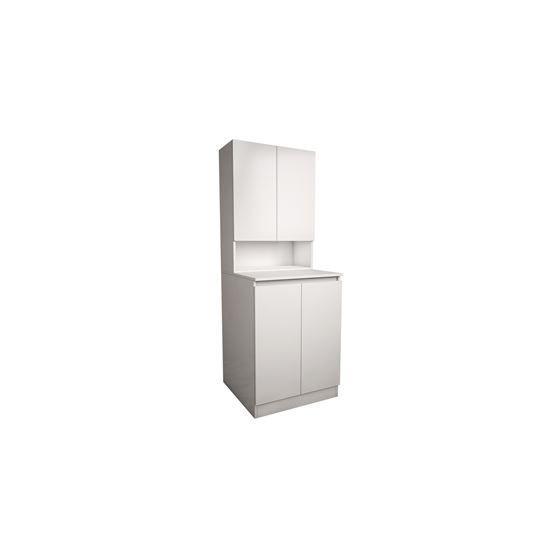 Banos CD2 Çok Amaçlı Banyo Üst Dolaplı Beyaz Çamaşır Makinesi Dolabı Takımı Banyo Aksesuar Seti Fiyatı