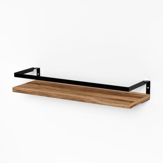 Banos Meşe RT2 Metal Çerçeveli Baharatlık Çok Amaçlı Banyo ve Mutfak Duvar Rafı