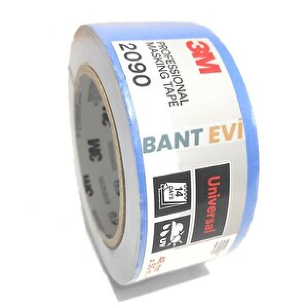 Bant Evi 3m 2090 Mavi Maskeleme Bandı 48mmx50m Marin Maskeleme Mavi Kağıt Bant 50 mm Boya Malzemeleri Fiyatı