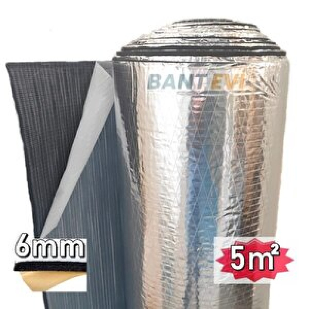 Bant Evi Alüminyum Folyolu Araç Oto Ses Isı Yalıtımı 5m2 6mm Folyolu Kendinden Yapışkanlı Kauçuk Izolasyon Malzemesi 100x500 cm Dış Cephe Yalıtım Malzemeleri Fiyatı