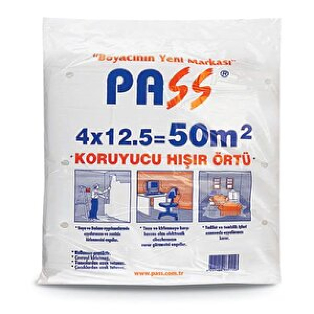 Bant Evi Hışır Örtü 50m2 Şeffaf Eşya Koruma Örtüsü, Boya Badana Ve Zemin Koruma Ambalaj Örtü Boya Malzemeleri Fiyatı