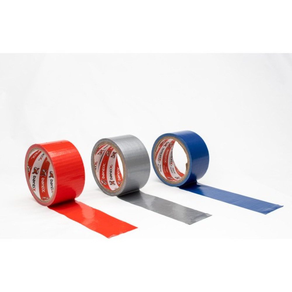 Bantix 6’lı Paket Kırmızı Tamir Bandı- Duck Tape Çok Amaçlı Tamir Bandı - Kanal Bandı 48MM * 10 Ar Metre Nalburiye & Hırdavat Fiyatı